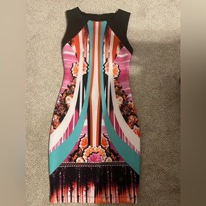 Bison Bisou Fitted Bodycon Dress Sz 4